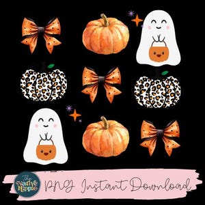 Leopard Pumpkin Halloween Ghost