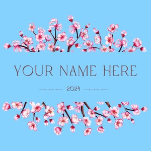 Mahjong Card Sticker - The Cherry Blossom