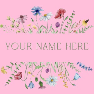 Mahjong Card Sticker - The Wildflower Border