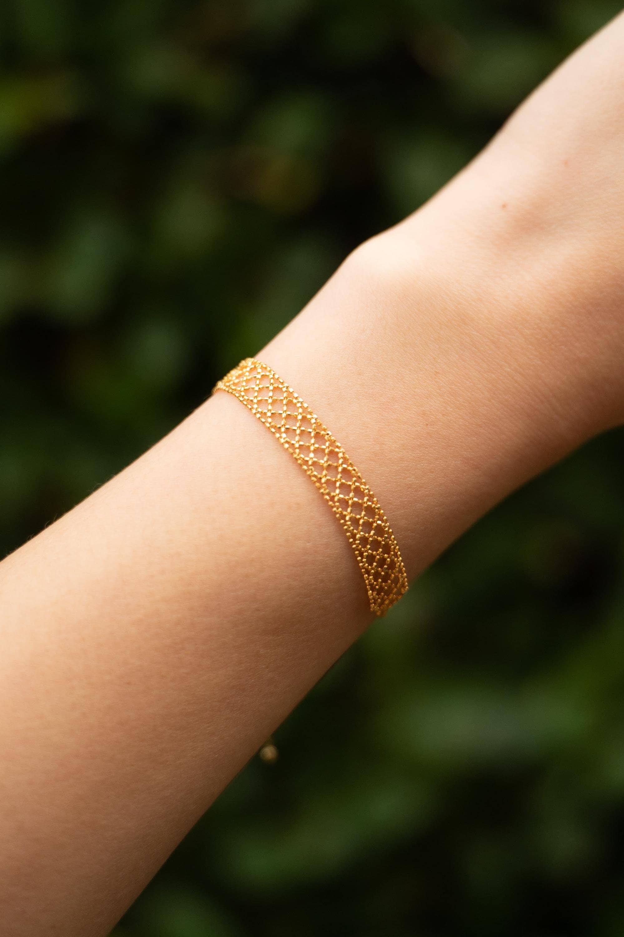 18k Gold Au 750 Bracelets - Etsy