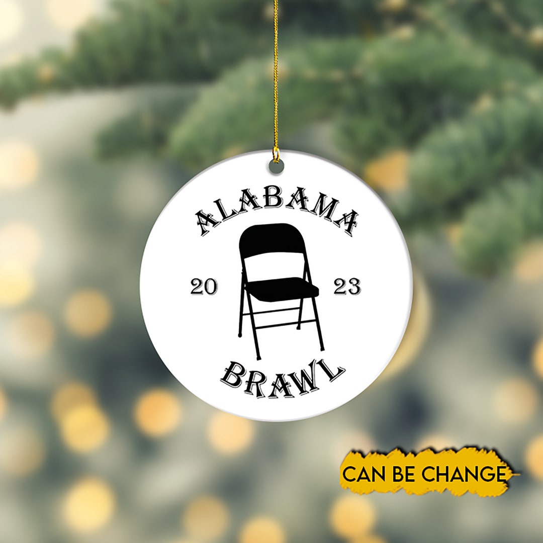 Funny Folding Chair Meme 2023 Ornament Personalized Folding Etsy
