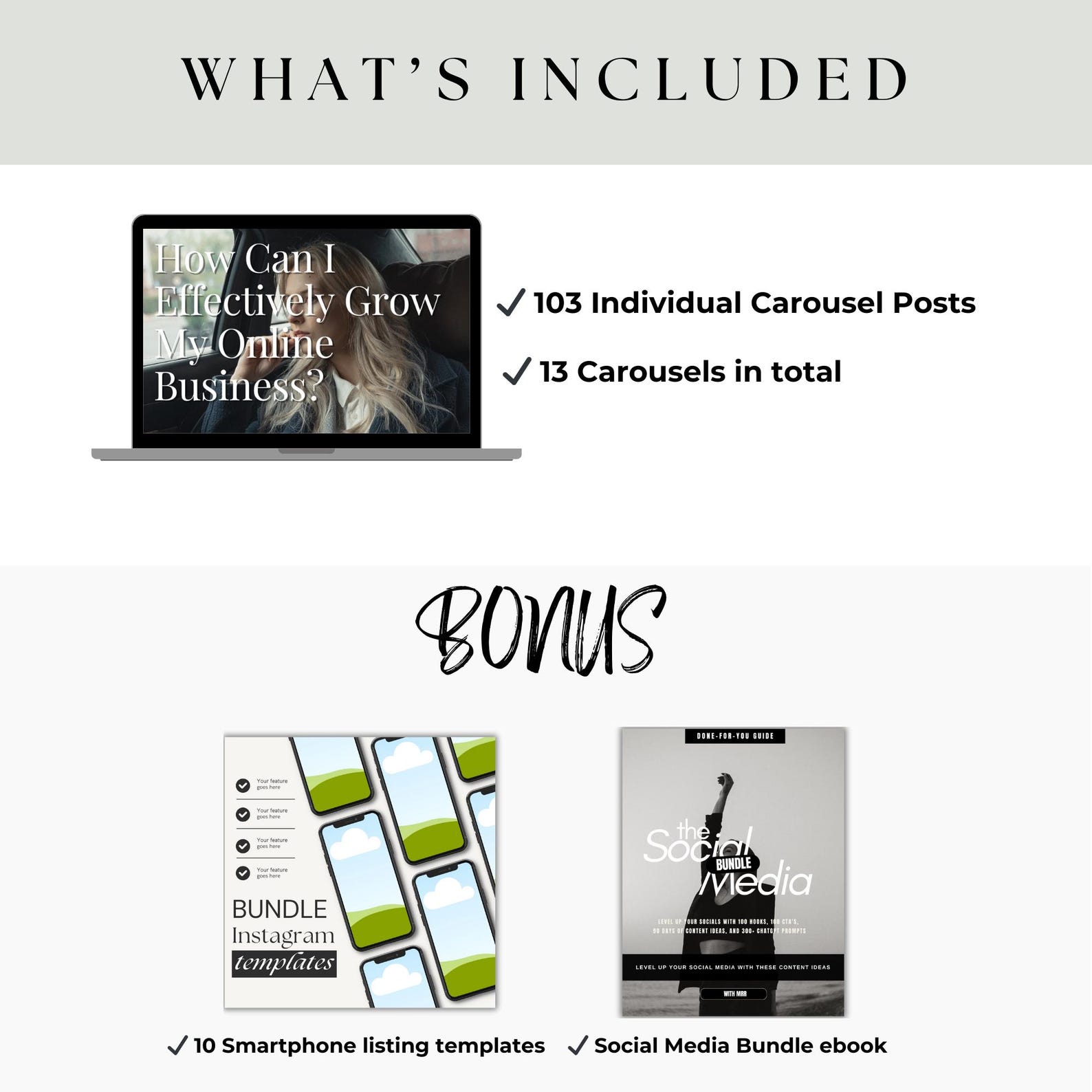 Seamless Instagram Carousel Templates | Canva Editable Posts | Time ...