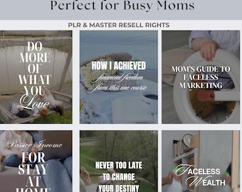 Mom Life Reels Templates: Canva Editable Social Media Content (PLR MRR)