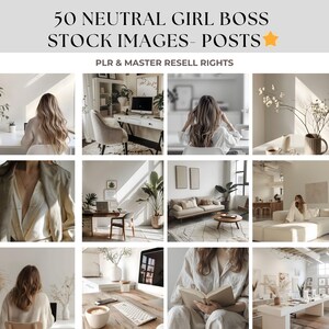 Neutral Aesthetic Stock Photos | Minimalist & Faceless Images | Beige Boho Lifestyle Photography for Social Media and Digital Marketing
