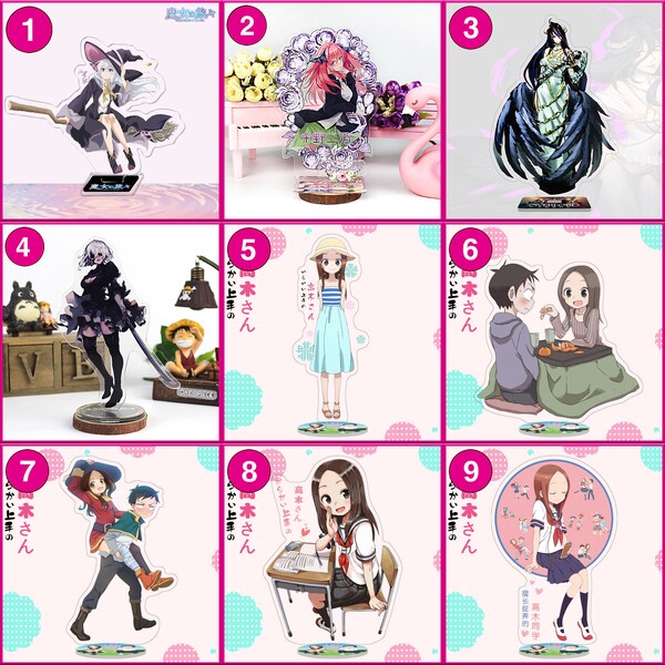 Acrylic Stand Anime Etsy