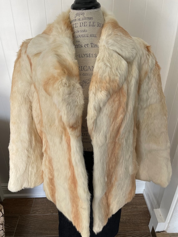 Joie rabbit fur jacket discount