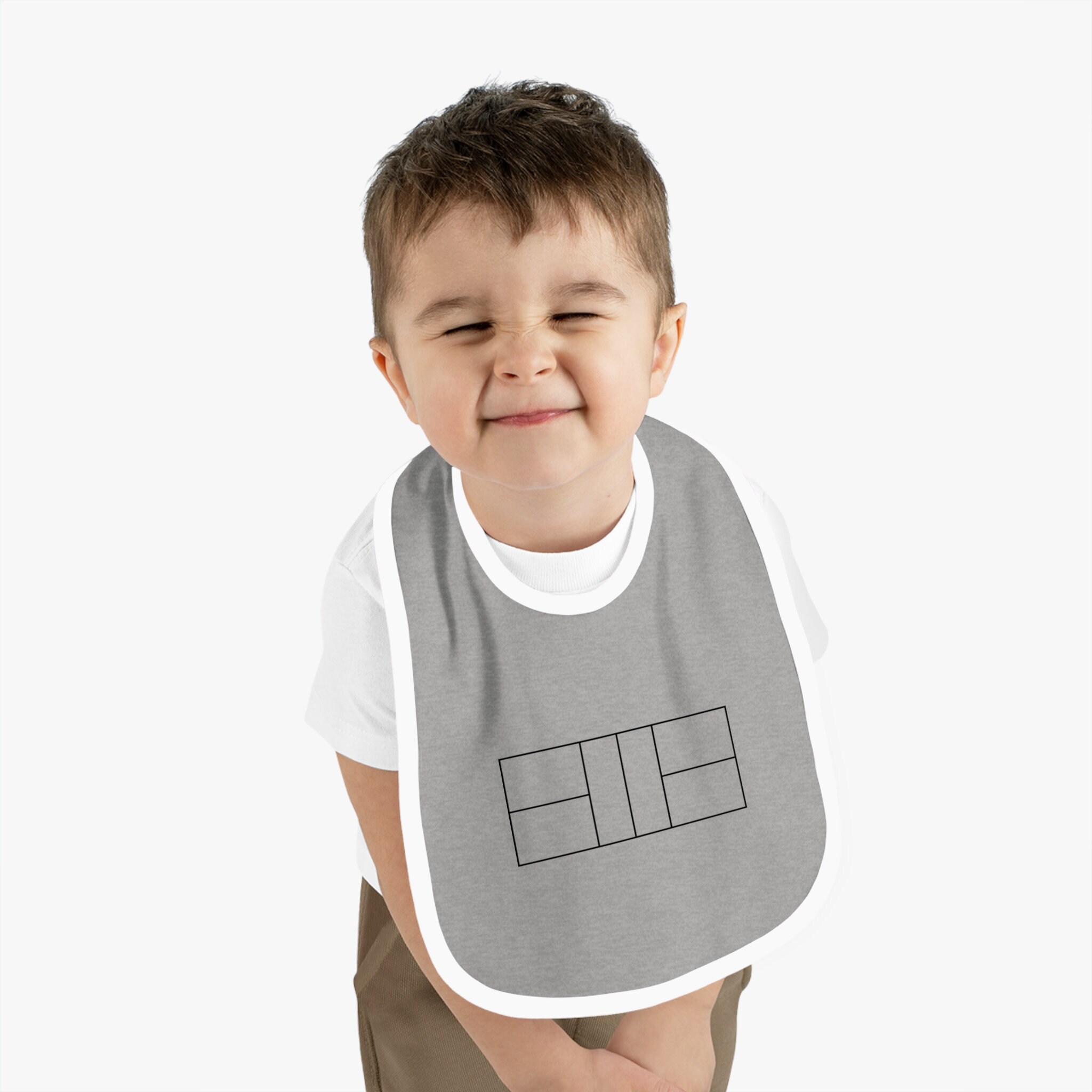 Pickleball Court Baby Bib Gift Pickle Ball Player Players Courts