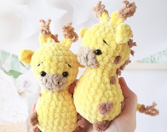 Crochet PATTERN giraffe, Amigurumi tutorial PDF in English