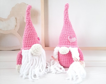 Häkelanleitung Zwerg, ohne nähen, Amigurumi-Anleitung in englischer Sprache