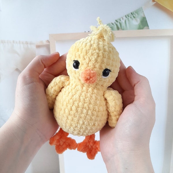 Patron au crochet poulet, tutoriel Amigurumi PDF en anglais