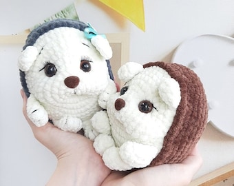 Crochet Hedgehog PATTERN, Amigurumi Toy (PDF Pattern)