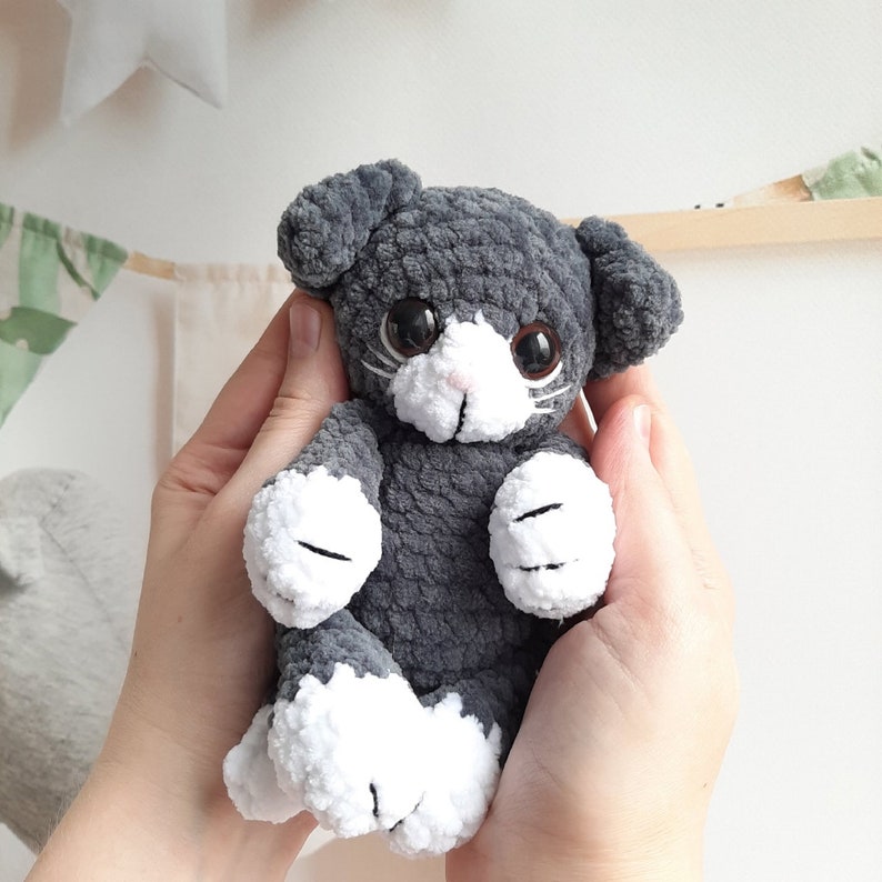 Crochet PATTERN Kitten, Cat, Amigurumi tutorial PDF in English image 4