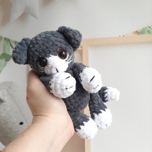 Crochet PATTERN Kitten, Cat, Amigurumi tutorial PDF in English image 7