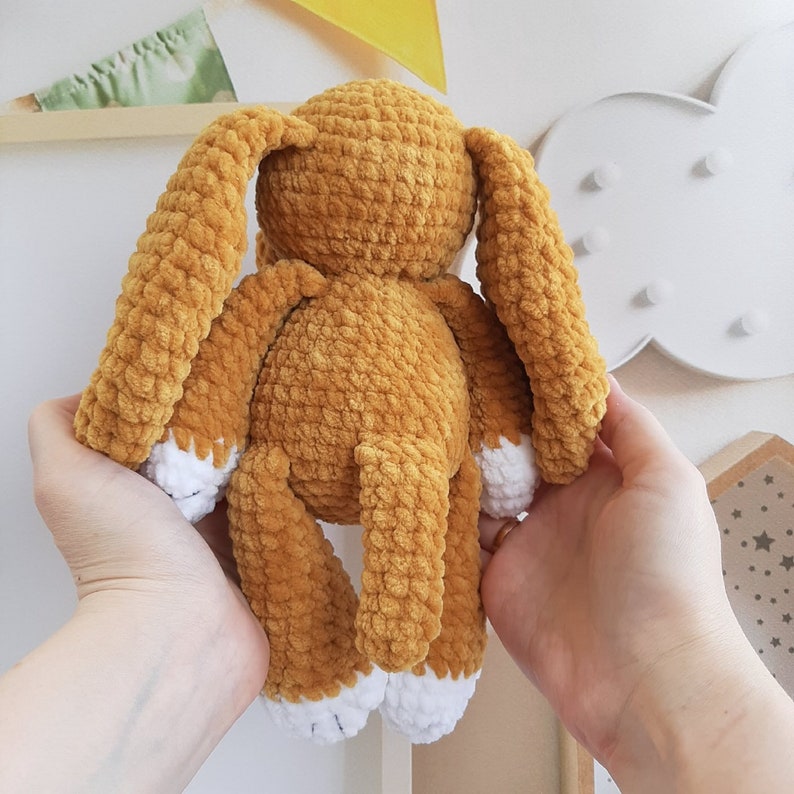 Crochet PATTERN dog, Amigurumi tutorial PDF in English, crochet puppy crochet pattern PDF Christmas gift Baby shower dog crochet pattern image 8