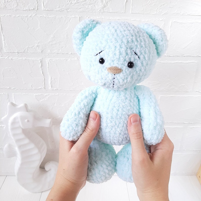 Crochet PATTERN bear, Amigurumi tutorial PDF in English, amigurumi handmade children's gift for the Christmas gift souvenir animals image 7