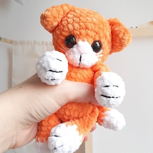 Crochet PATTERN Kitten, Cat, Amigurumi tutorial PDF in English image 6