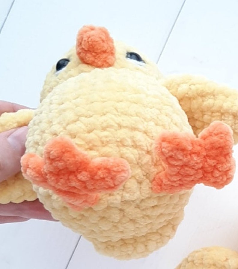 Crochet PATTERN chicken, Amigurumi tutorial PDF in English image 10