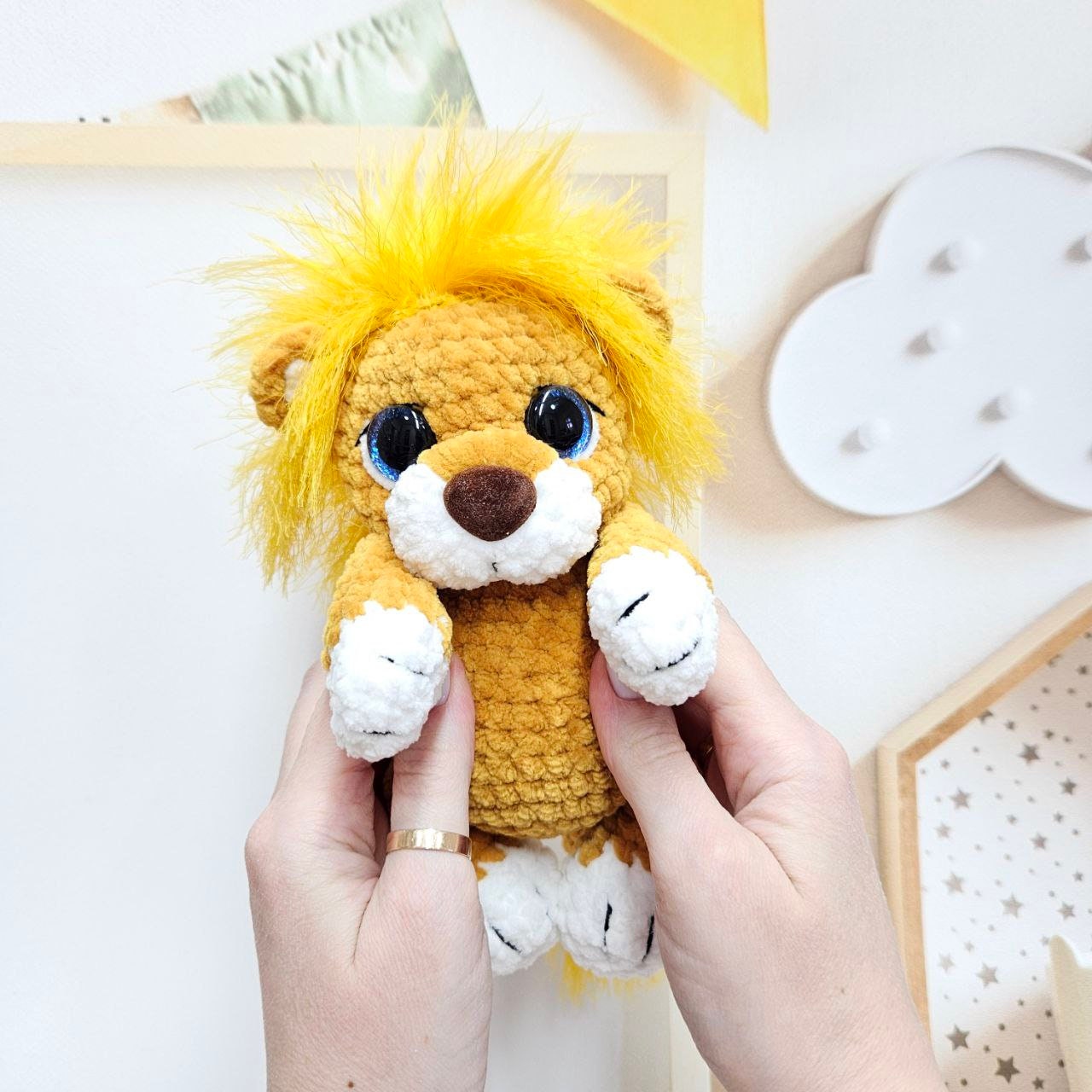 Crochet PATTERN Lion, Amigurumi Tutorial PDF in English - Etsy