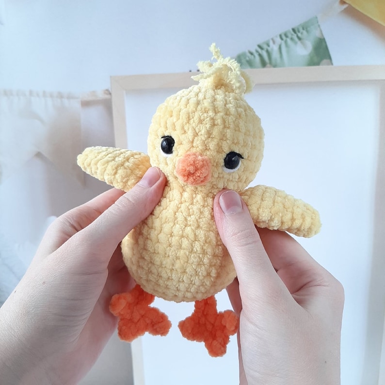 Crochet PATTERN chicken, Amigurumi tutorial PDF in English image 3