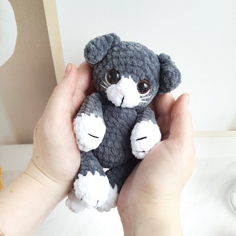 Crochet PATTERN Kitten, Cat, Amigurumi tutorial PDF in English image 9