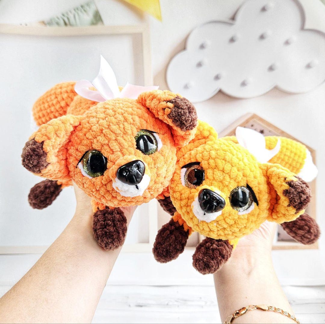 Crochet PATTERN Fox, No Sew Amigurumi Tutorial PDF in English - Etsy