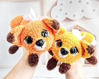 Crochet PATTERN Fox, No Sew Amigurumi tutorial PDF in English