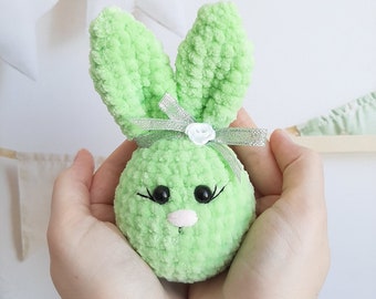Crochet PATTERN Easter bunny, Amigurumi tutorial PDF in English