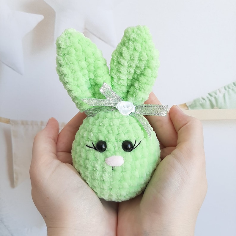 Crochet PATTERN Easter bunny, Amigurumi tutorial PDF in English image 4
