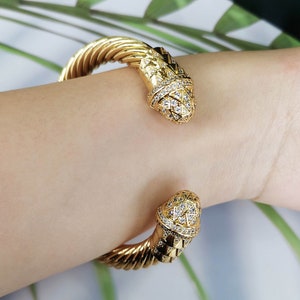 All Gold and Diamonds 9mm Bracelet, Women's Gift, High-end and Fine