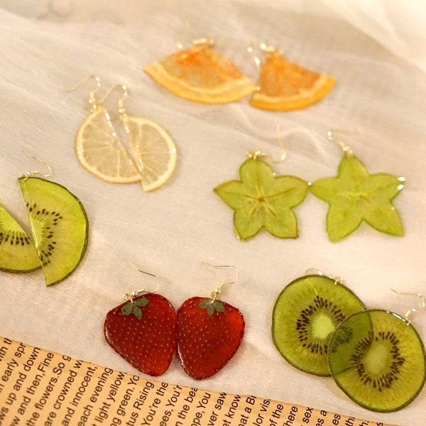 Fruit Earrings Etsy