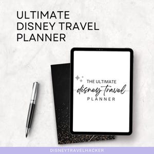 Magical Vacation Planner | Digital Trip Organizer and Itinerary PDF for Disney Parks with Budget, Packing List & Daily Planner