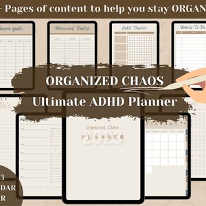 Ultimate ADHD Planner | 2023 digital planner for Goodnotes | Neurodivergent Planning | Productivity Tracking Planner | Goal Planner