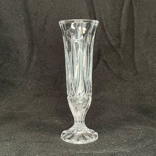 Cut Glass Bud Vase Etsy