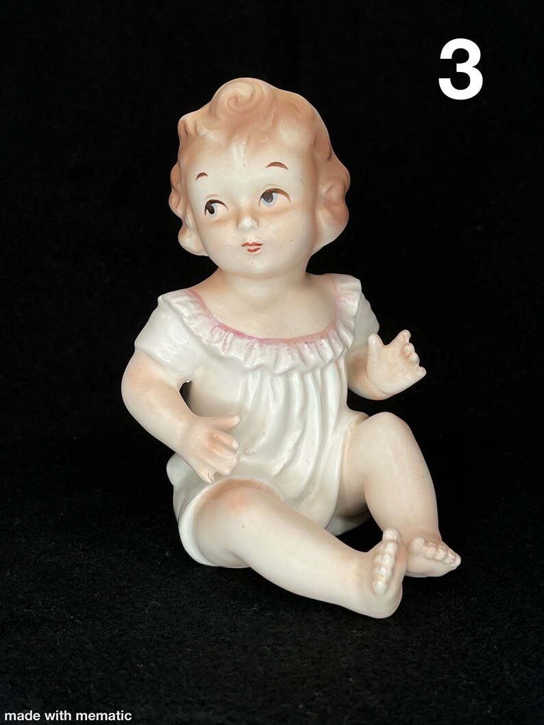 Vintage Collectible Bisque Piano Babies Boy and Girl Etsy