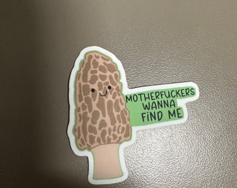 Morel Mushroom sticker