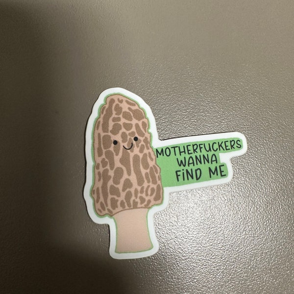 Morel Mushroom sticker