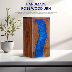 Personalized Handmade Wooden Urn for Ashes - Gift for your Loved Ones