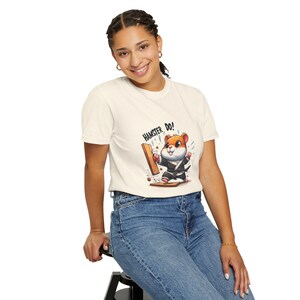 Funny Hamster Karate Unisex T-Shirt, Cute Animal Tee, Gift for Animal Lovers, Humorous Shirt, Martial Arts Apparel, Comfy Casual Wear