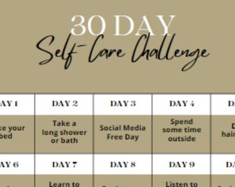 Reto de autocuidado de 30 días