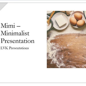 Mimi - Minimalistic Modern PowerPoint Presentation Template