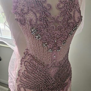 Roxy  Pink Rhinestone Bodice