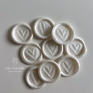 Sceaux de cire en forme de cœur • sceaux de lettres en forme de cœur • cadeaux de fête • pour enveloppes • mariage • fiançailles • baby shower • invitations