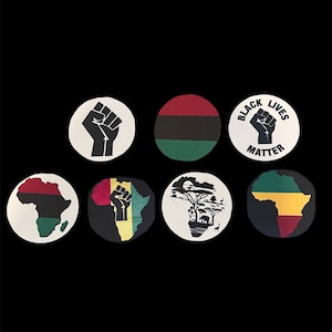 Black Power Pinback Button