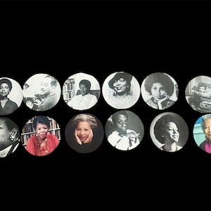 Black Authors Button Pinback
