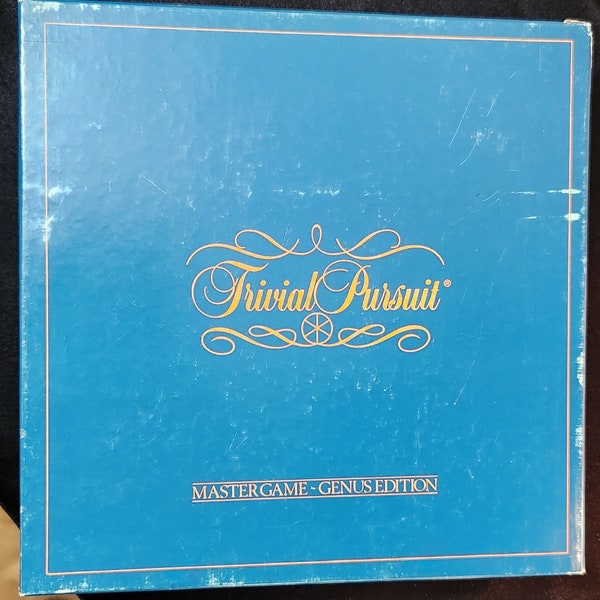 Trivial Pursuit Game 1981 Game Collectors Genius Edition, sehr guter Zustand