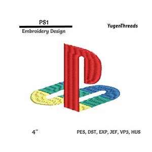Video Game Inspired Embroidery Design, Machine Embroidery Design file, Pes, Dst, Jef, Vp3, Exp, Hus, Instant Download.