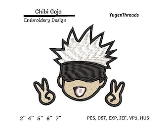 Motif de broderie inspiré des dessins animés, fichier de conception de broderie Machine, design tendance, Pes, Dst, Jef, Vp3, Exp, Hus, téléchargement immédiat.