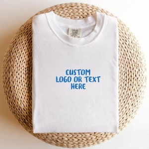 Custom Embroidered Comfort Colors T-shirt  |Custom Embroidered Tshirt | Personalized Tee | Embroidered Tee | Personalized Gifts|