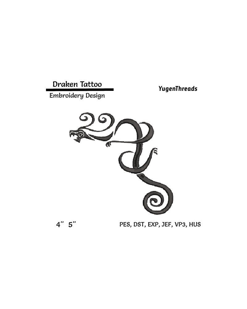 Draken Embroidery Design File/ Tokyo Revengers Anime Embroid - Inspire  Uplift