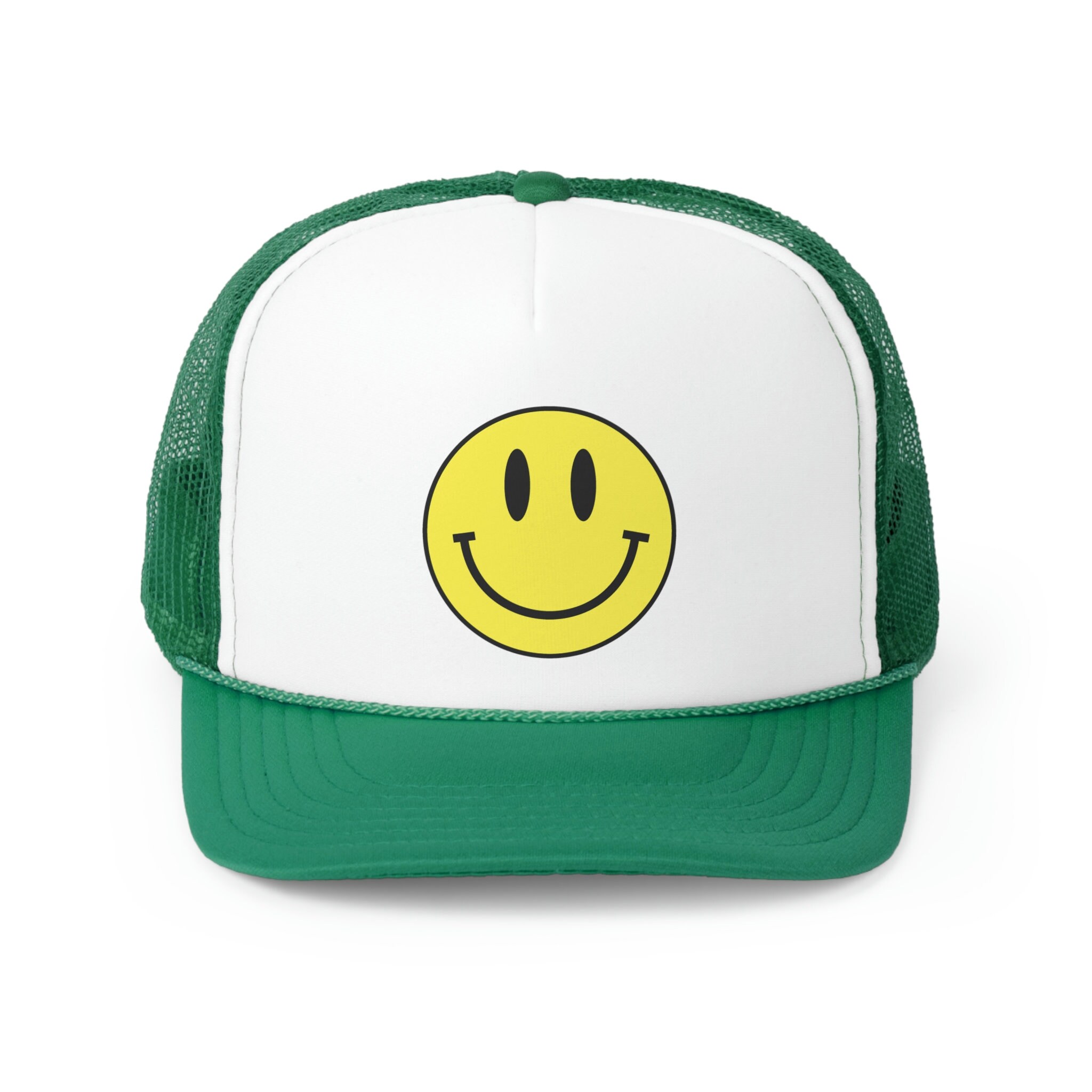 Pink Smile Face Trucker Hat | Summer Preppy Hat - Etsy